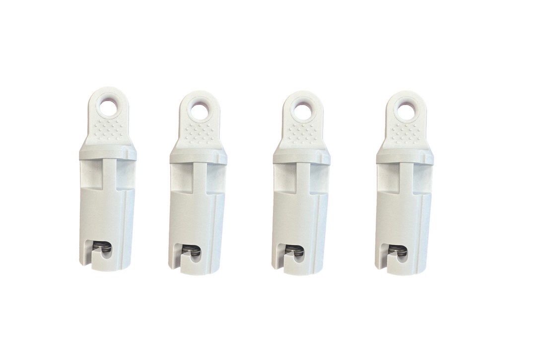 White Clip Kit (4 pack)